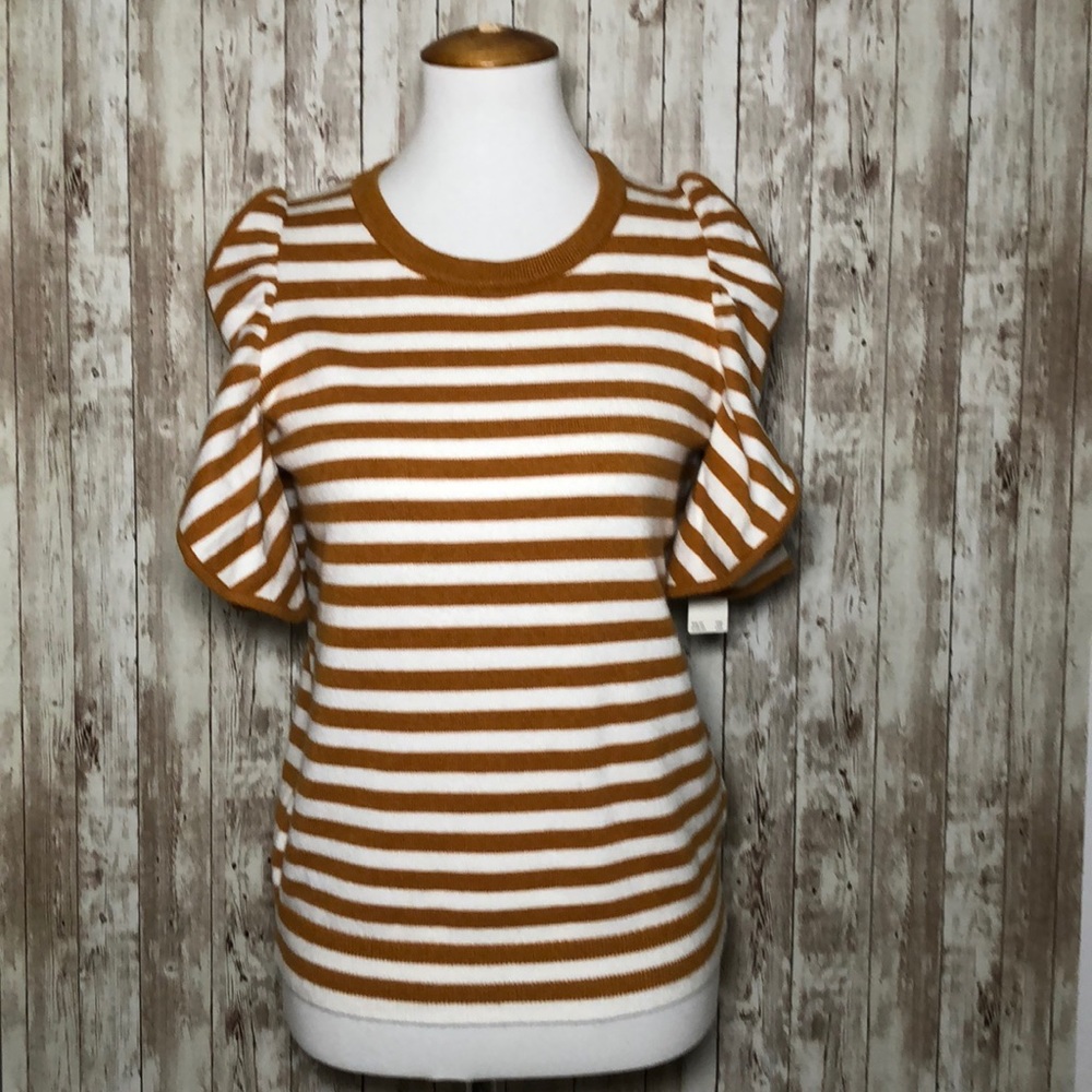 Anthropologie Jillian Flutter Sleeved Top